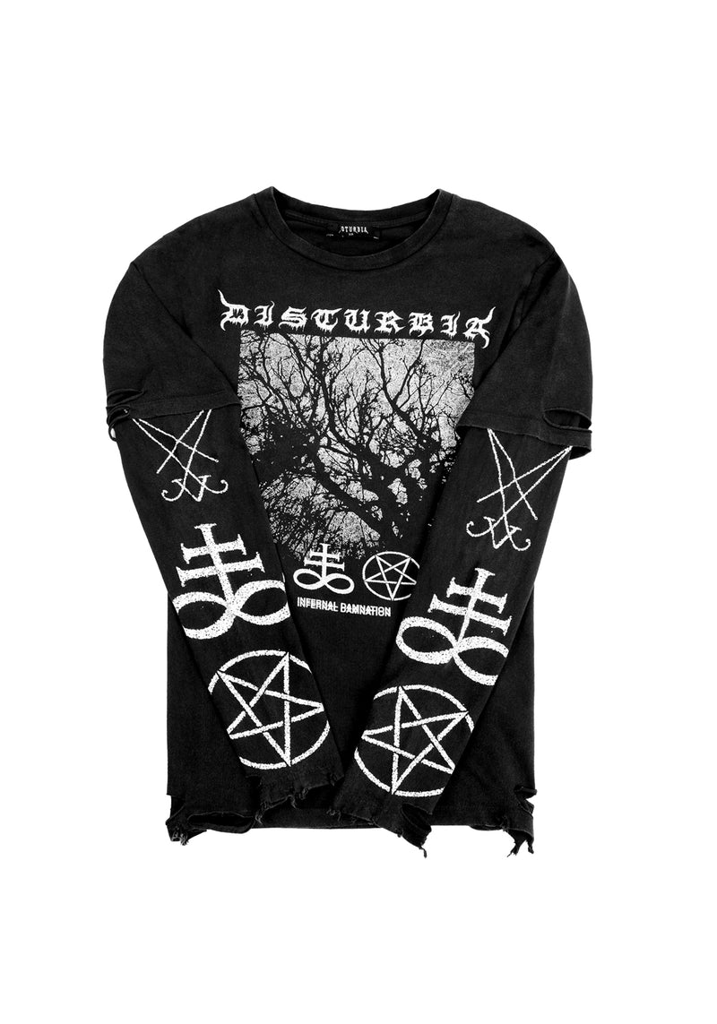 Infernal Layered Long Sleeve T-Shirt