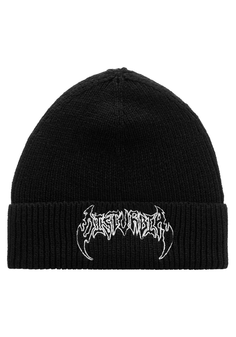 Distorted Disturbia Embroidered Beanie