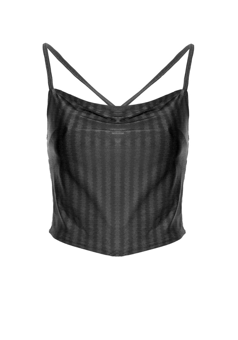 Explicit Cowl Neck Cami Top