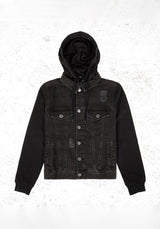 Damage Denim Hooded Jacket