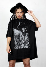 Disturbia x Godmachine - Belladonna Oversized Tee Dress