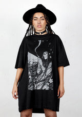 Disturbia x Godmachine - Belladonna Oversized Tee Dress