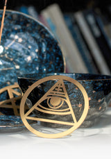 ALL-SEEING EYE BRASS COASTER