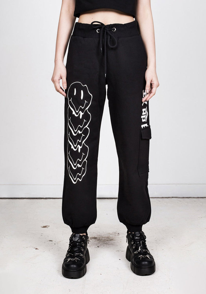 Melting Face Cargo Joggers