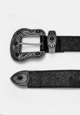 SKELLIGE EMBOSSED BELT