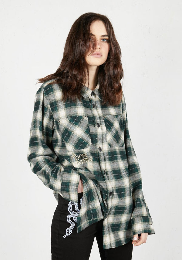 Gone Trippin' Plaid Shirt