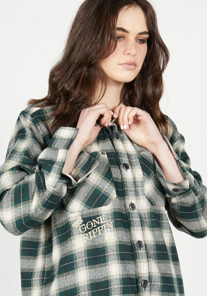 Gone Trippin' Plaid Shirt