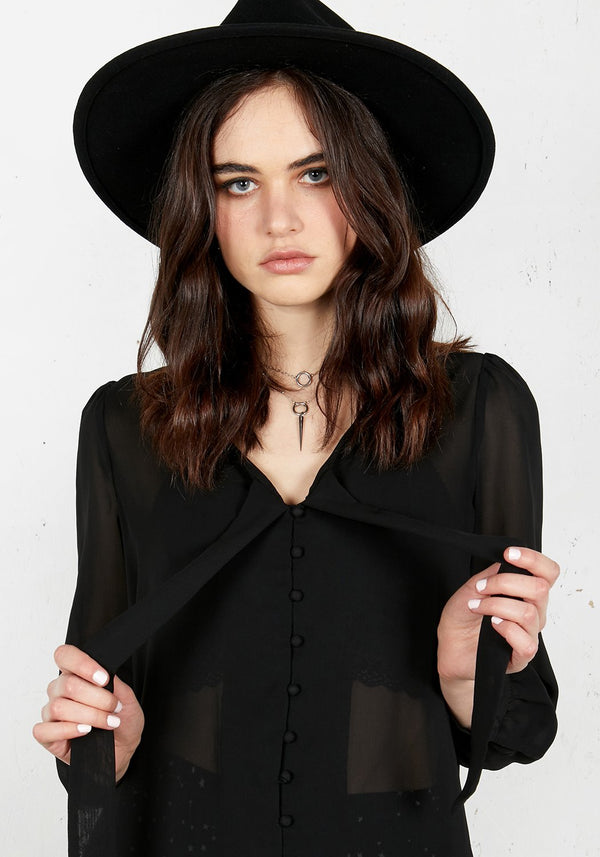 Onyx Sheer Shirt