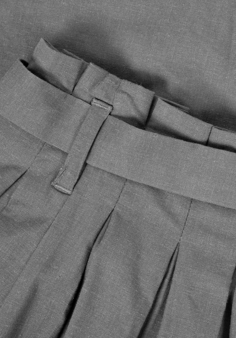 Rite Linen Skirt - Grey