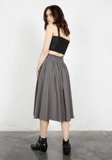 Rite Linen Skirt - Grey