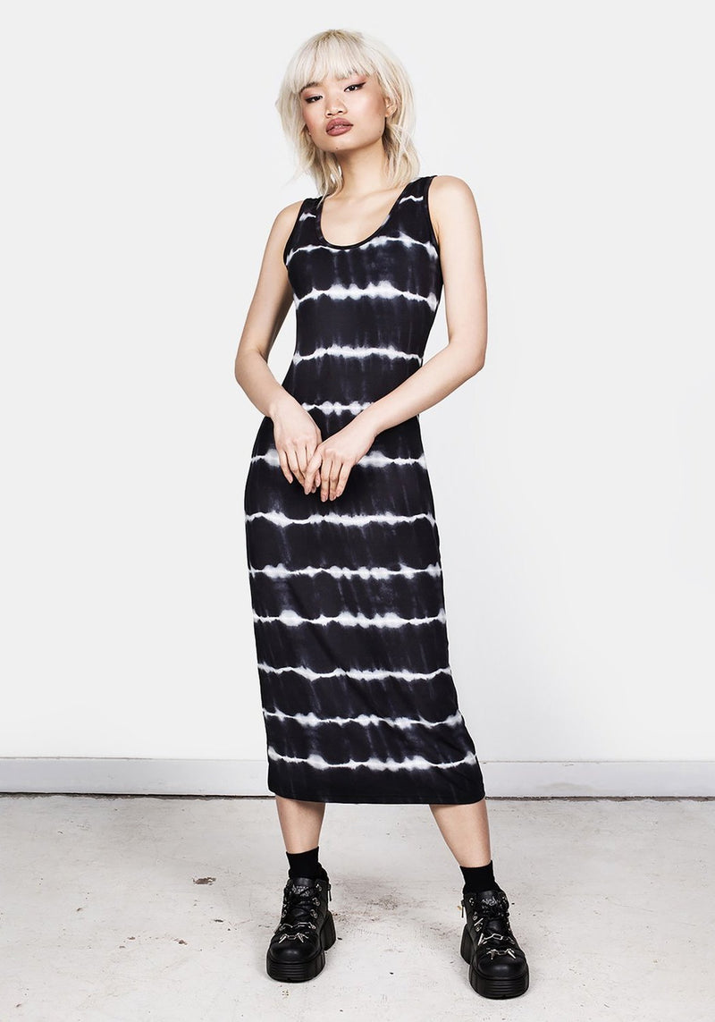 Neuron Jersey Midi Dress