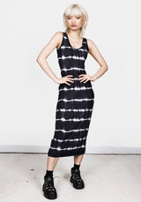 Neuron Jersey Midi Dress