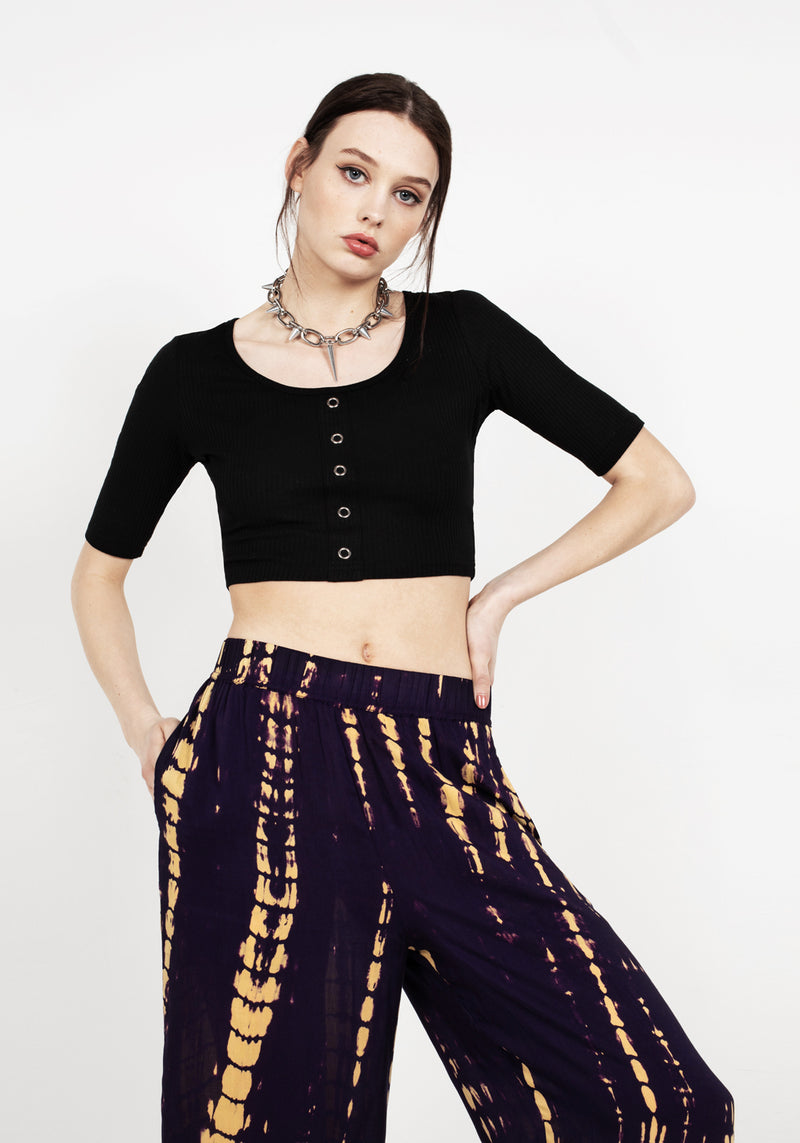 Skylar Flowy Crop Trousers