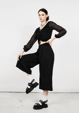 Mildred Flowy Crop Trousers