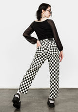 CHECKER JEANS