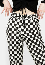 CHECKER JEANS