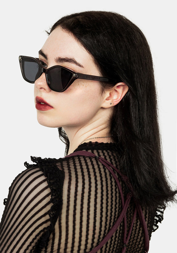 Studded Cat Eye Sunglasses