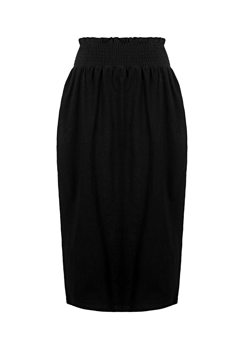 DOLLSOME JERSEY MIDI SKIRT