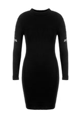 SKULTRO MOCK NECK BODYCON DRESS