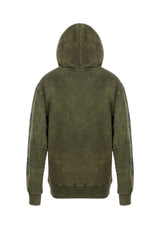 Sabbat and Sun Green Acid Wash Pullover Hoody