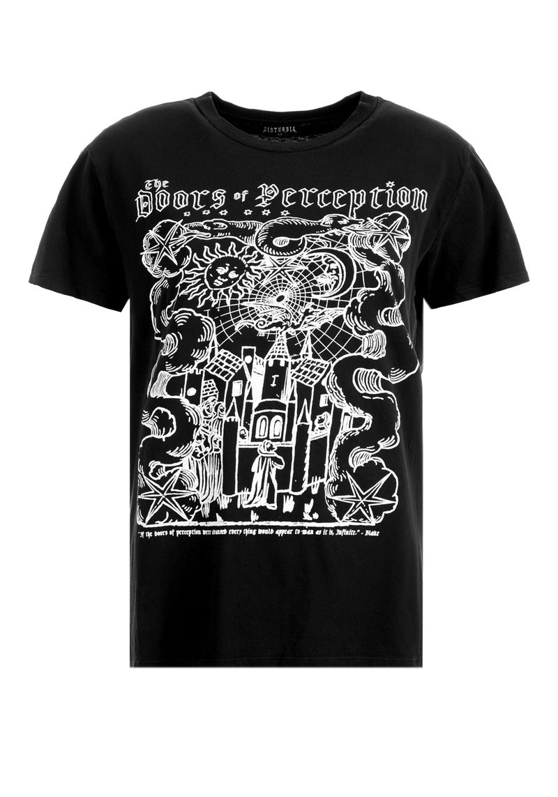 Perception Black Garment Washed T-shirt