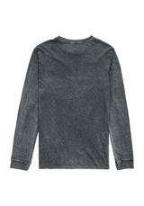 Tarot Grey Acid Wash Long Sleeve Tee