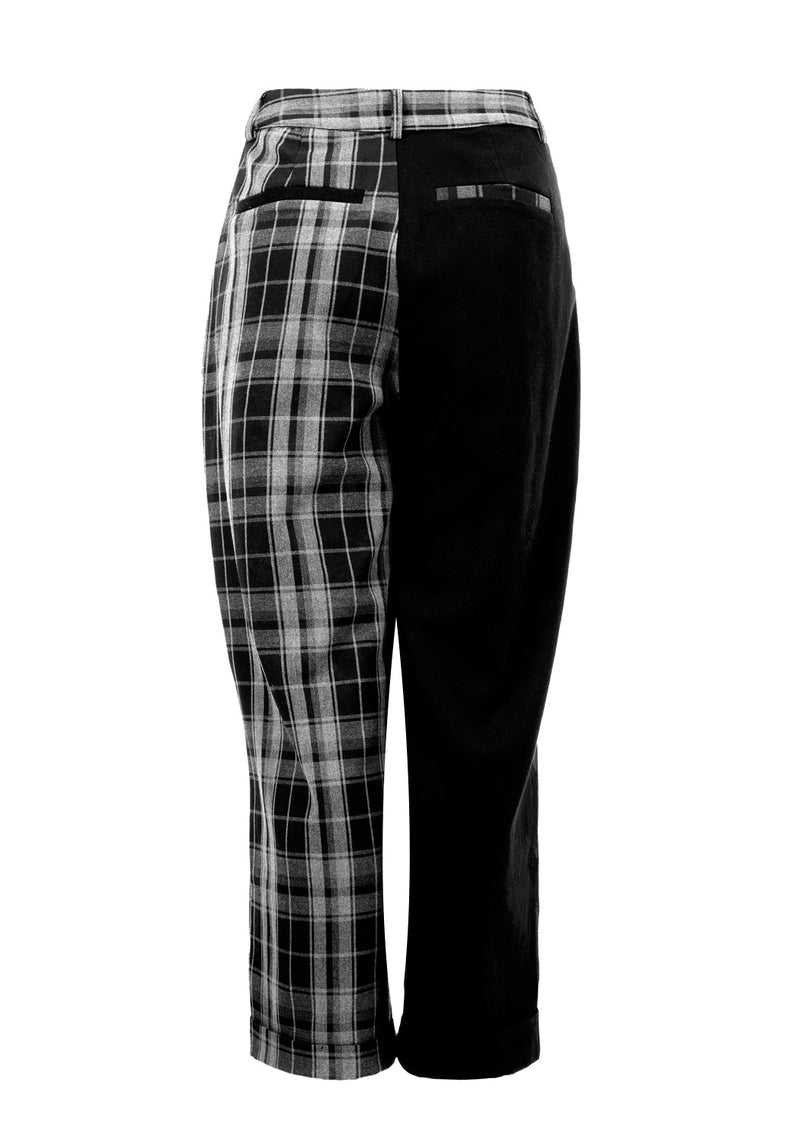 SUNNYDALE CHECK TAILORED TROUSERS