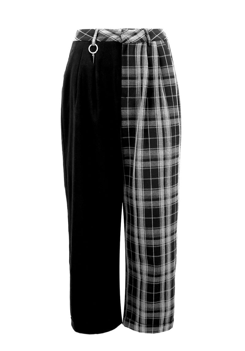 SUNNYDALE CHECK TAILORED TROUSERS