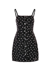 SANFRAN BUTTON UP CAMI MINI DRESS