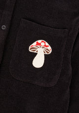 AMANITA EMBROIDERED TOWELLING SHIRT