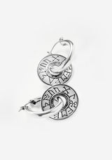 Runes Disk Earrings