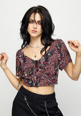 Hemlock Button Up Crop Top