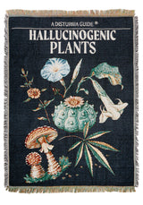 PLANTS WOVEN BLANKET