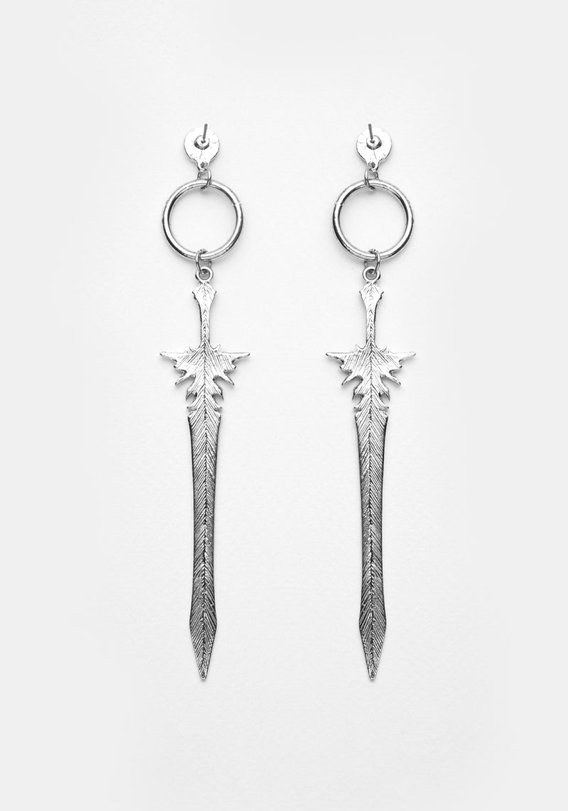 SWORD DROP EARRINGS