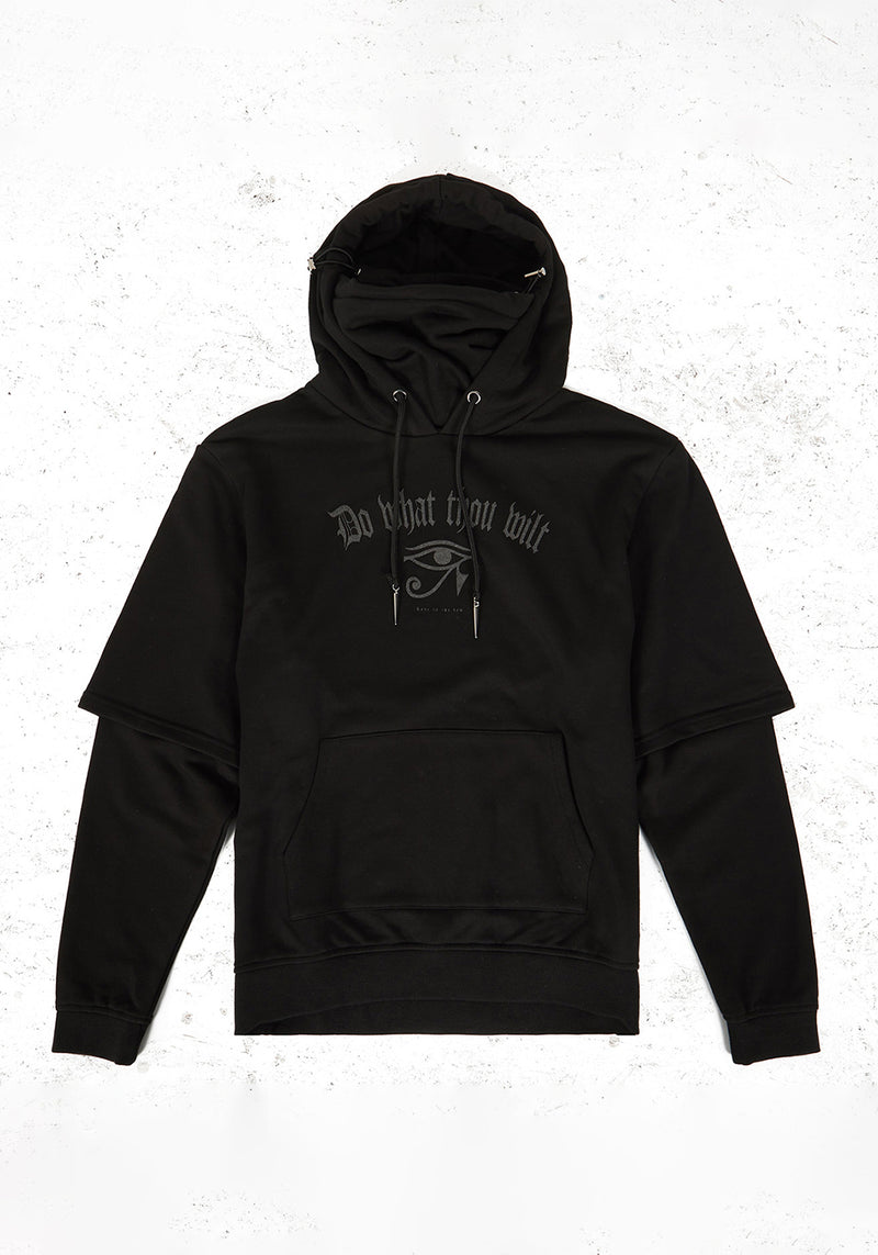 Thelema Face Cowl Hoody