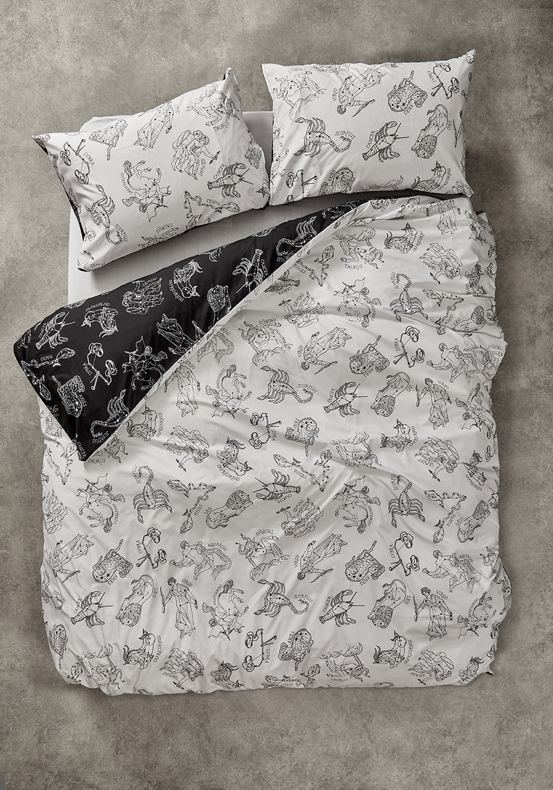 Zodiac Reversible Bedding Set (Double)