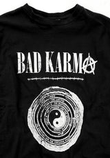 Bad Karma Distressed Layered T-Shirt